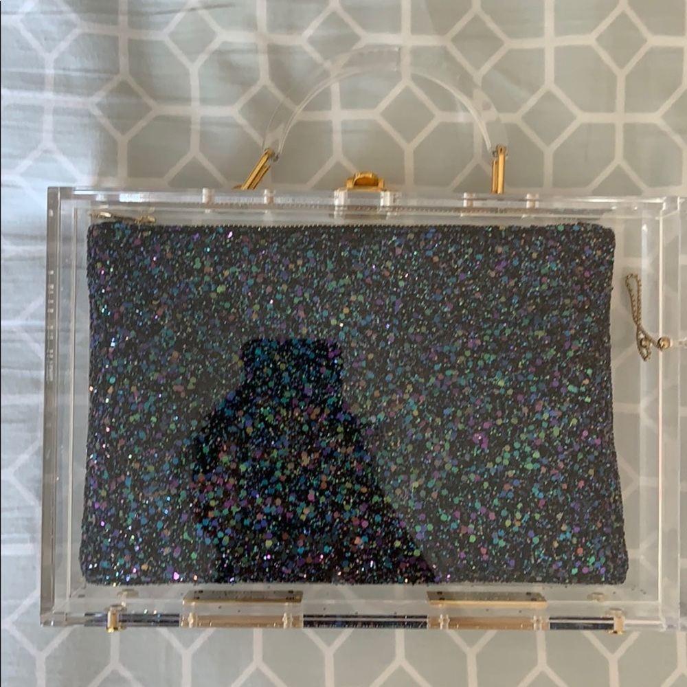 Charlotte Olympia Acrylic Clutch
